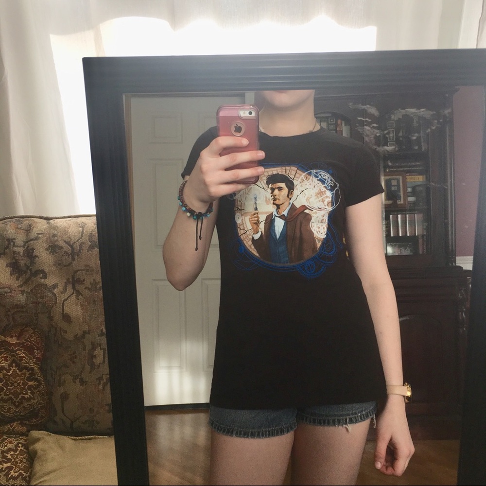 TeeFury Doctor Who Tenth Doctor Graphic Tee size S